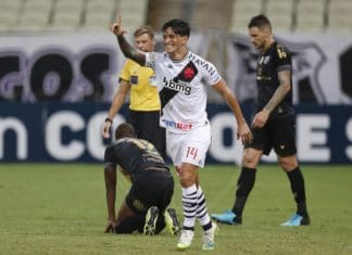 Vasco goleia o Ceará por 3 x 0 e chega à liderança Cano marca novamente