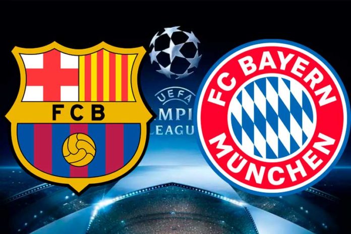 Barcelona x Bayern logo