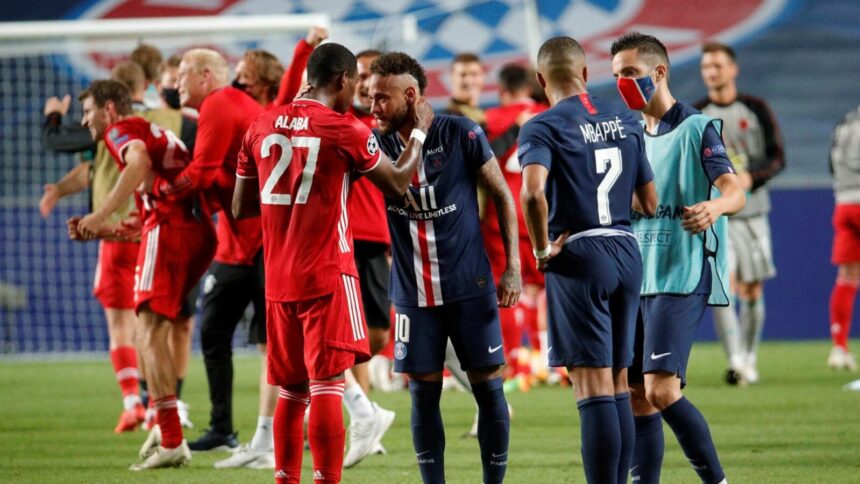 Neymar perde Champions