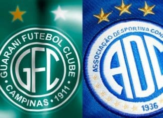 Guarani enfrenta o Confiança e ainda acredita entrar no G4 Guarani vs Confiança