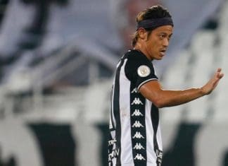 Honda deixa o Botafogo por contrato até junho com lanterna português Honda