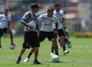 Ainda sonhando com o título do Brasileirão, Galo encara o Santos foto: Site Oficial do Atlético-MG