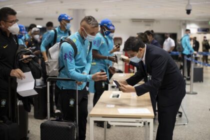 Seleção Brasileira chega ao Paragua