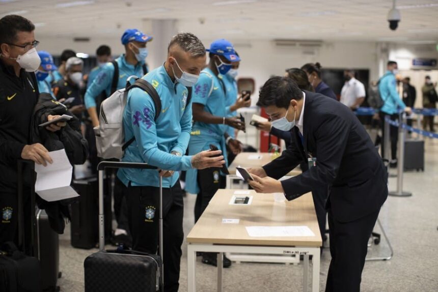 Seleção Brasileira chega ao Paragua