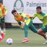 Daniel Alves, Raphael Veiga e Danilo Barbosa