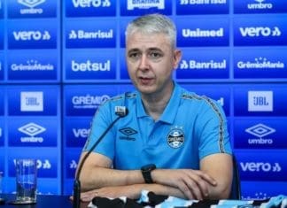 Lanterna da Série A, Grêmio já cogita a demissão do técnico Tiago Nunes Tiago Nunes
