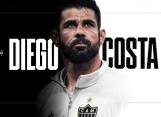 Atlético (MG) poderá contar com Diego Costa contra o Ceará Diego Costa