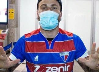 Meia Lucas Lima desembarca em Fortaleza e já veste a camisa do Leão Lucas Lima (foto: Karim Georges / FEC)