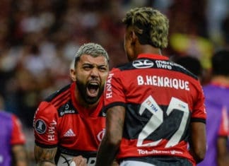 Flamengo terá força máxima contra o Barcelona de Guayaquil Gabi e Bruno Henrique