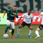 Zé Rafael, da SE Palmeiras, disputa bola com o jogador Costa, do Grêmio (Foto: Cesar Greco)