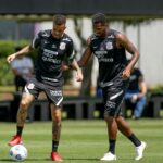Luan e Jô (Foto: Rodrigo Coca / Agência Corinthians)