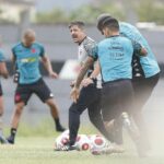 Fabio Eiras durante pré-temporada cruzmaltina