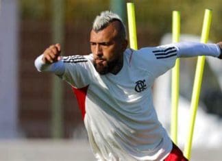 Vidal pode desfalcar o Flamengo na final do Carioca