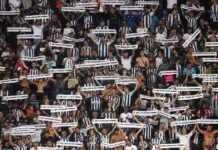Torcida do Botafogo no Nilton Santos
