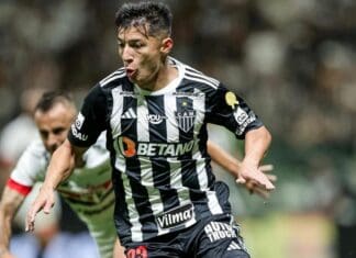 Alan Franco, do Atlético (MG) tem nova lesão no joelho confirmada Jogador Alan Franco