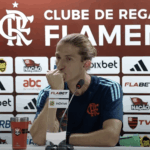 Filipe Luiz after Palmeiras - Flamengo game