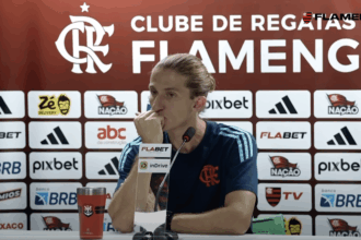 Filipe Luiz after Palmeiras - Flamengo game