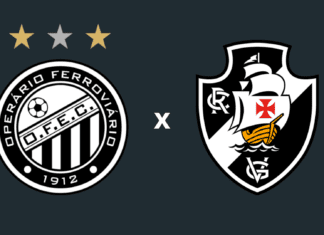 Vasco encara o Operário (PR) em Ponta Grossa pela Copa do Brasil Operário x Vasco