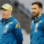 Carlo Ancelotti e o filho Davide