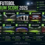 Ranking dos estádios mais modernos do futebol brasileiro em 2026 segundo o BrasFutebol Stadium Score, com análise das principais arenas e critérios de infraestrutura, tecnologia e experiência do torcedor.